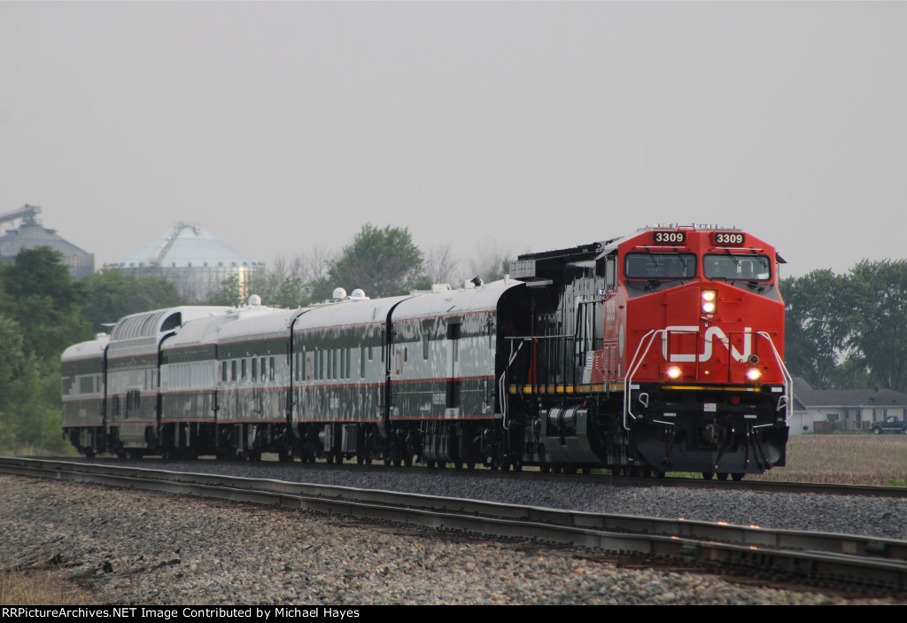 CN OCS Train in Centralia IL
